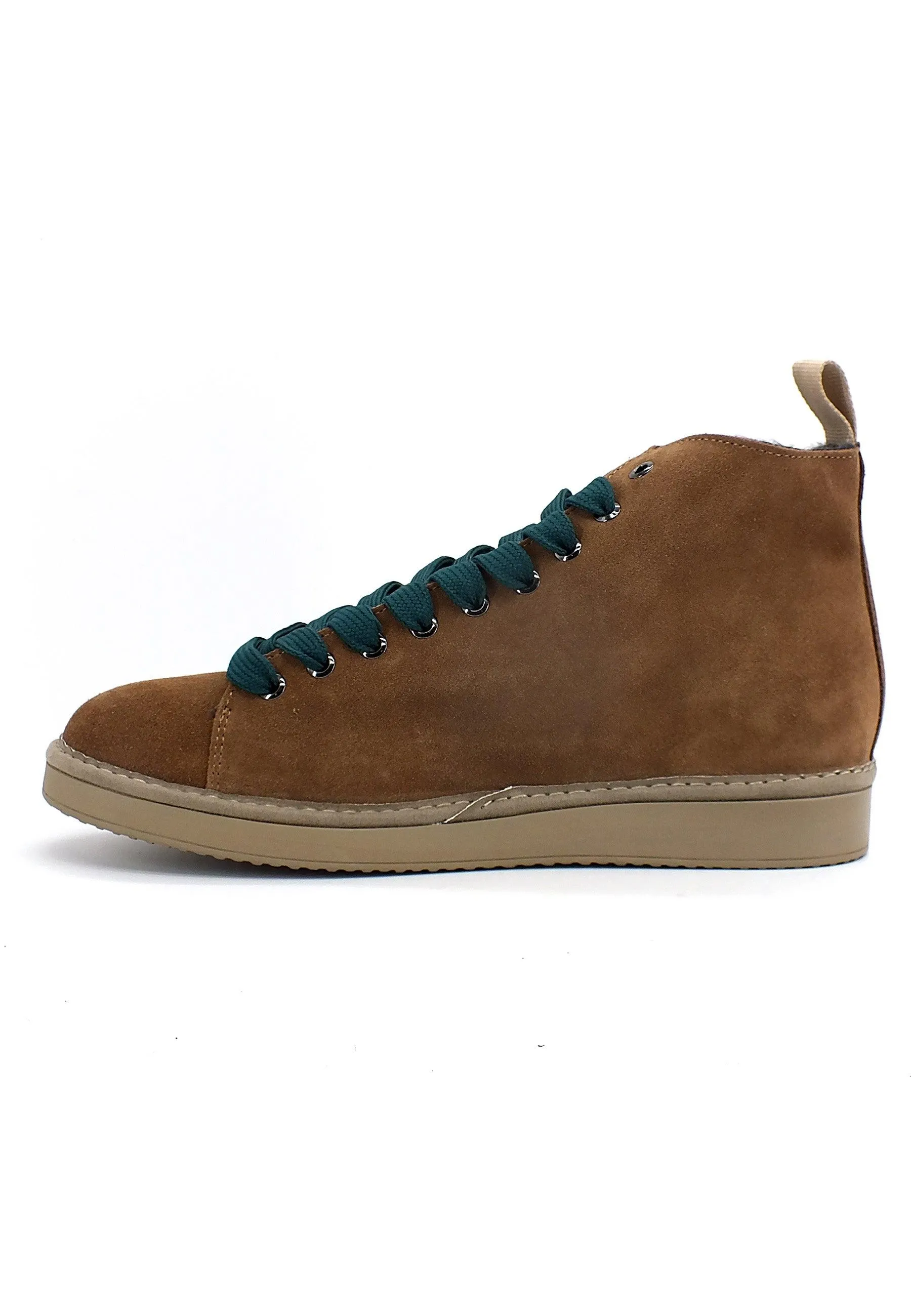 PAN CHIC Ankle Boot Sneaker Pelo Uomo Toffee Petrol P01M1400200006