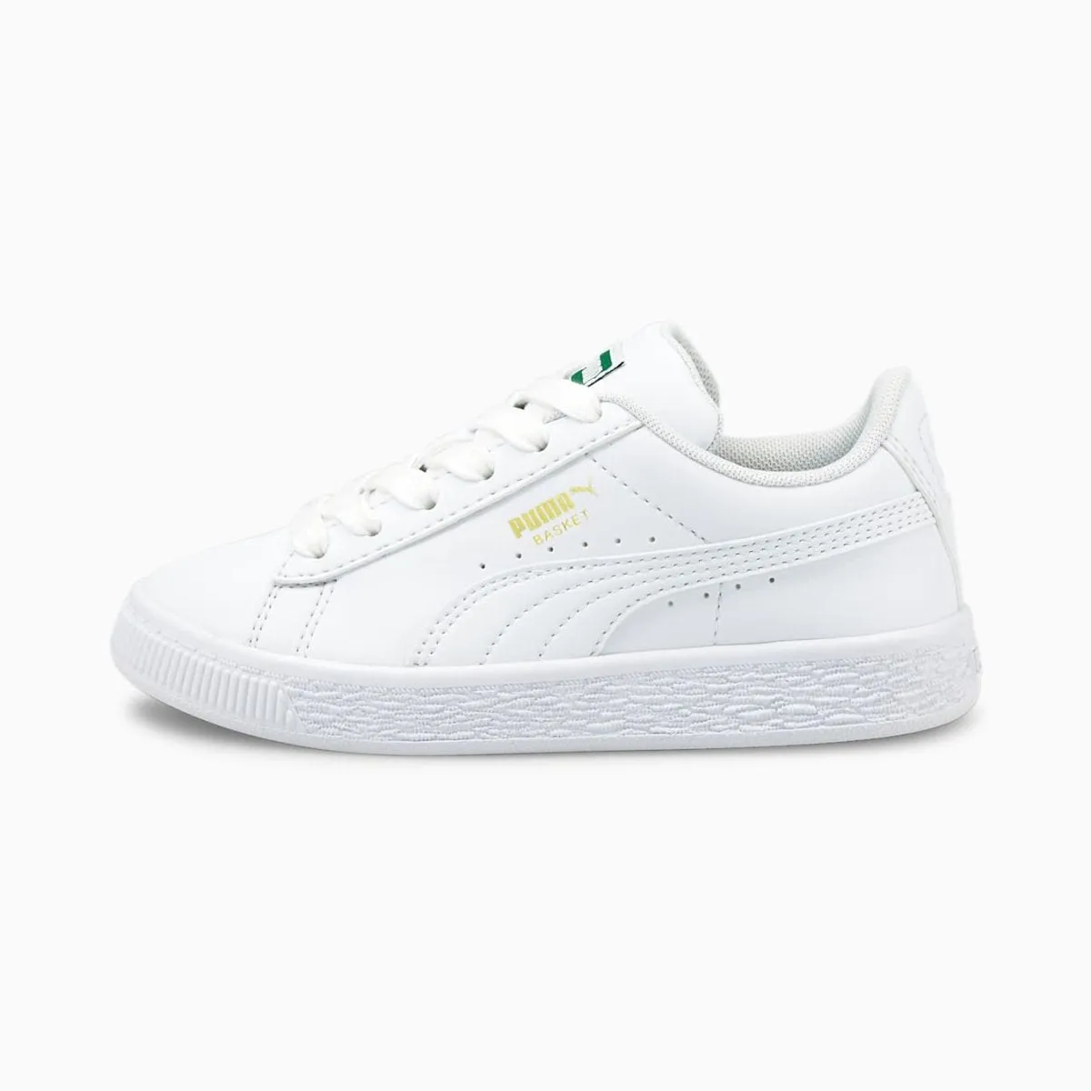 PUMA JUNIOR BASKET CLASSIC XXI WHITE SHOE