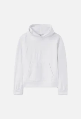 Replica Oversized Cropped Hoodie / White