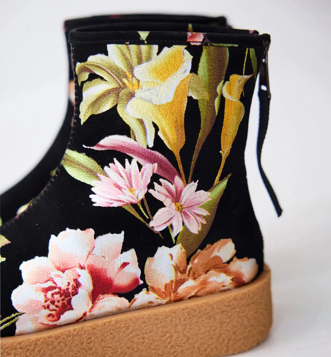 Shadow Boot in Printed Suede | An Ode to Flowers