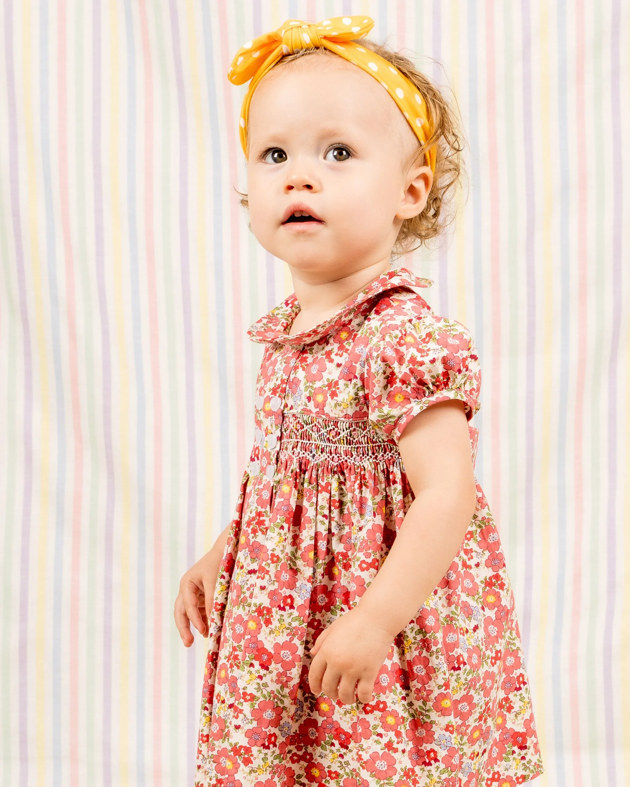 Smocked Baby Dress - Chloe