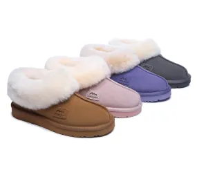 TARRAMARRA® UGG Premium Australian Sheepskin Wool Ankle Slippers Homey