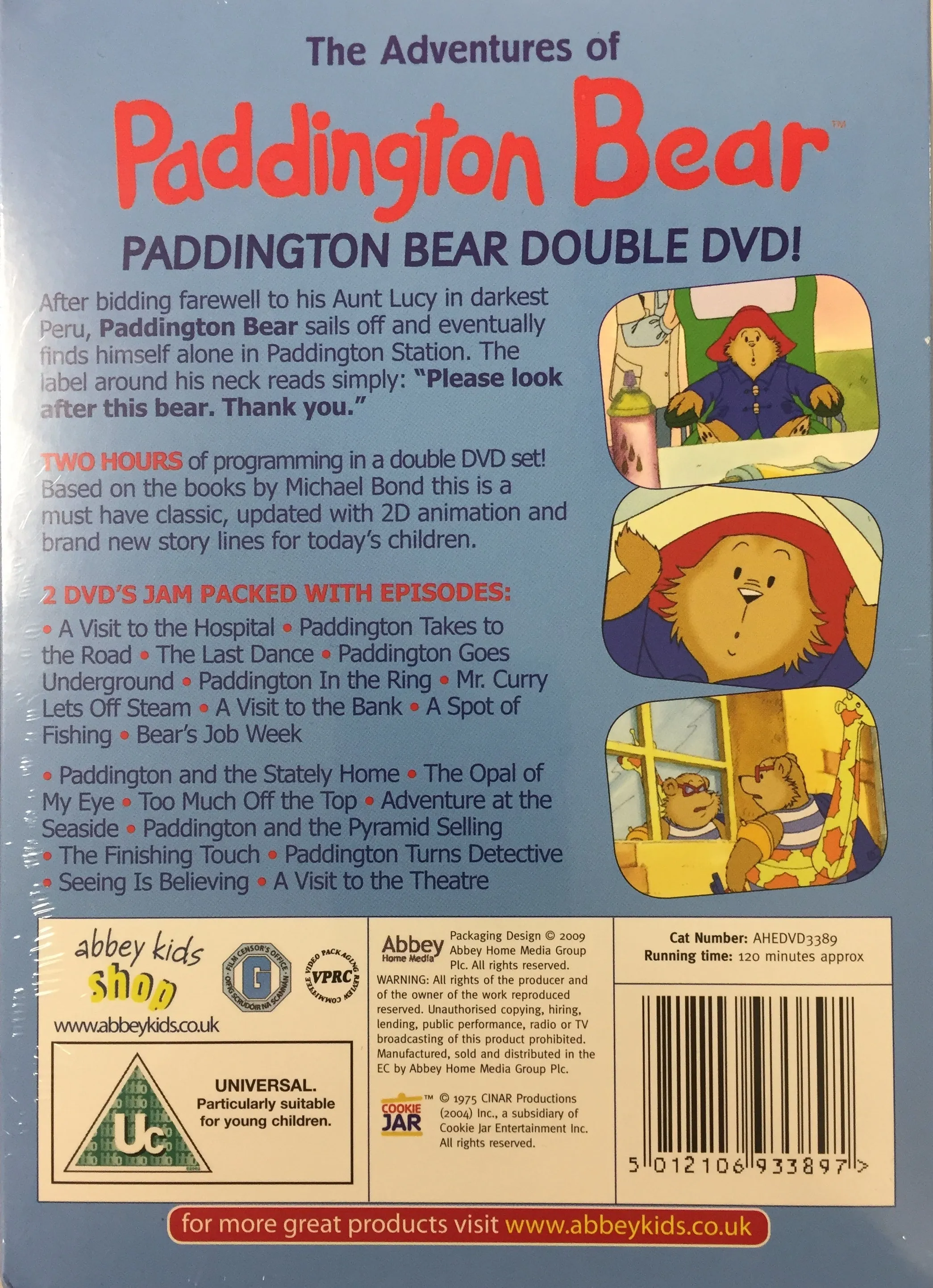 The Adventures of Paddington Bear: A Visit to the Hospital DVD