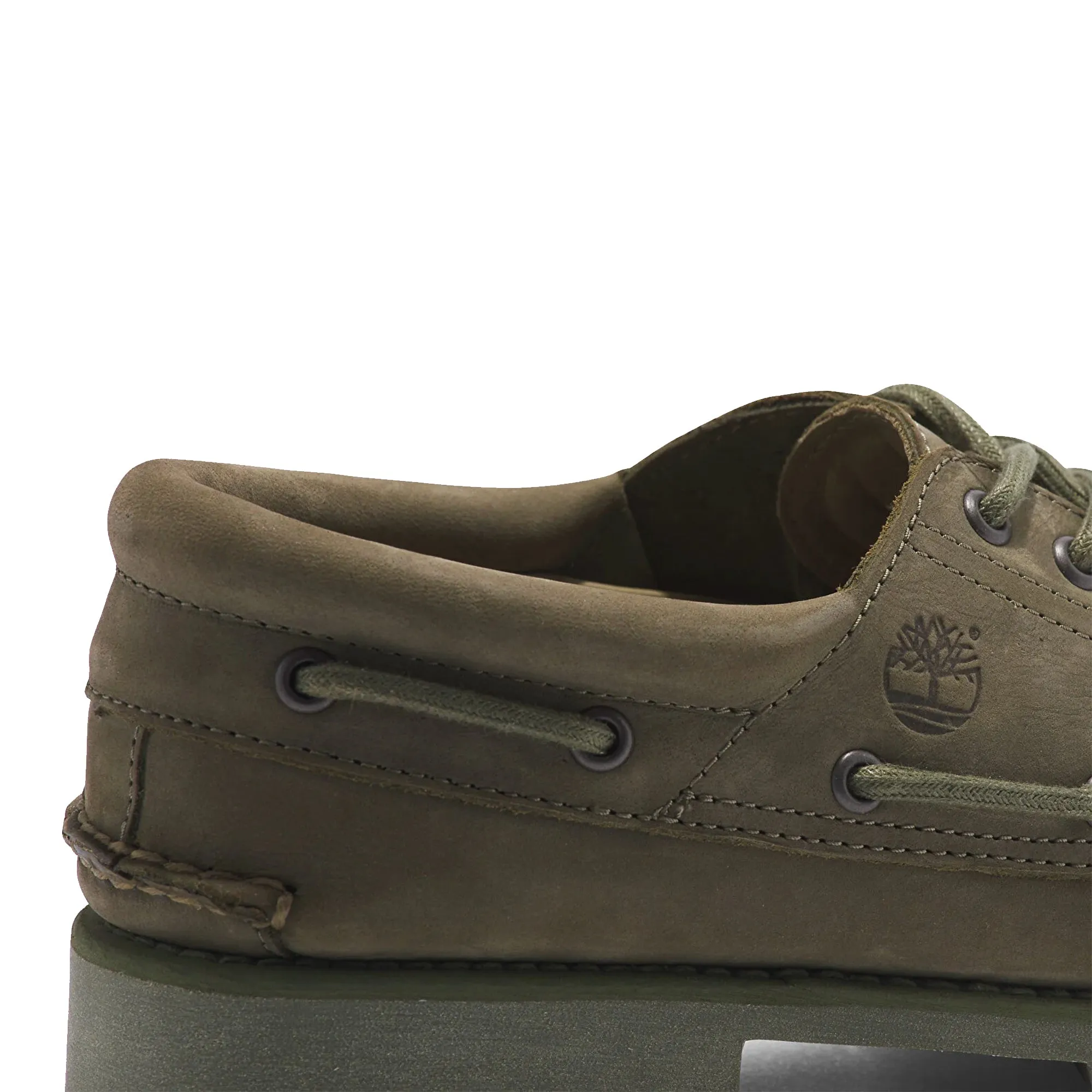 Timberland 3-Eye Lug Handsewn Boat Shoe - Deep Lichen Green