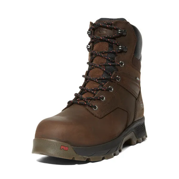 Timberland Pro Men's Titan Ev 8 Comp Toe WP 400G Work Boot- Brown- TB0A5RBP214