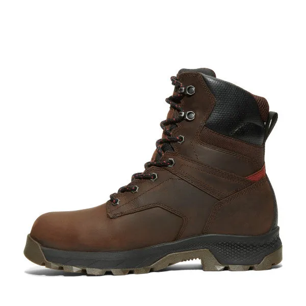 Timberland Pro Men's Titan Ev 8 Comp Toe WP 400G Work Boot- Brown- TB0A5RBP214