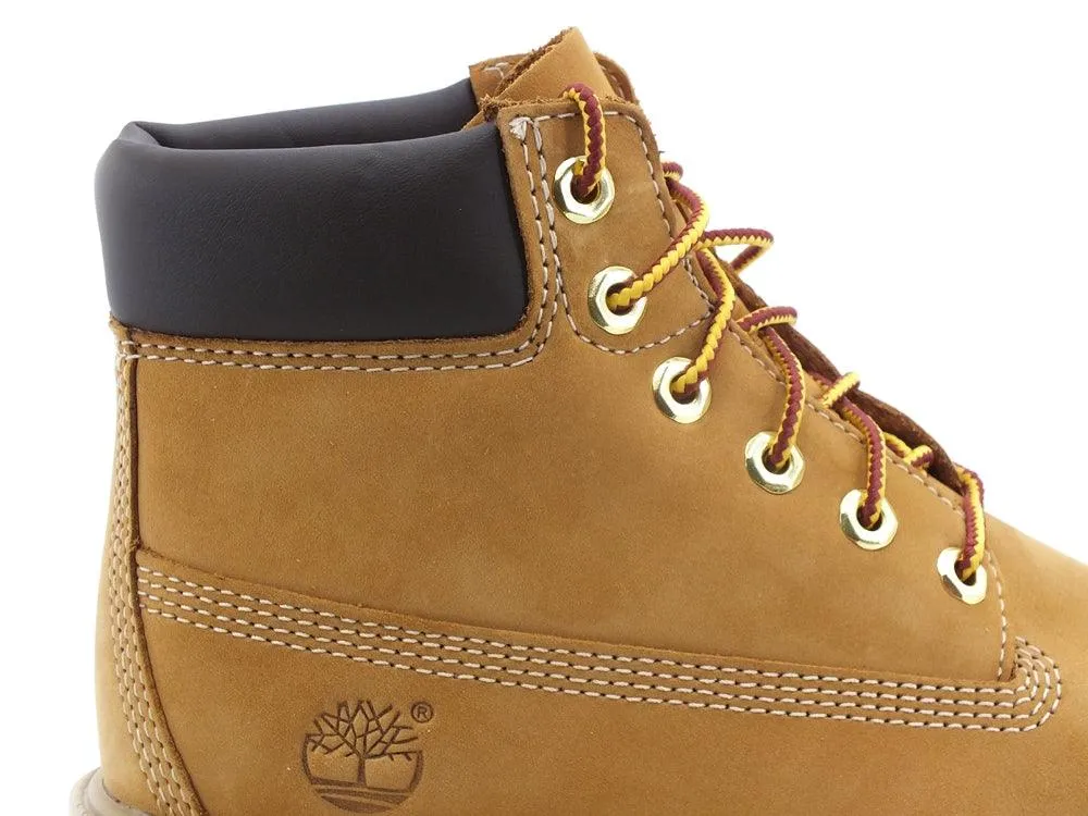 TIMBERLAND Waterproof Stivaletto Boot 6 Fori Nubuk Wheat Miele TB012909