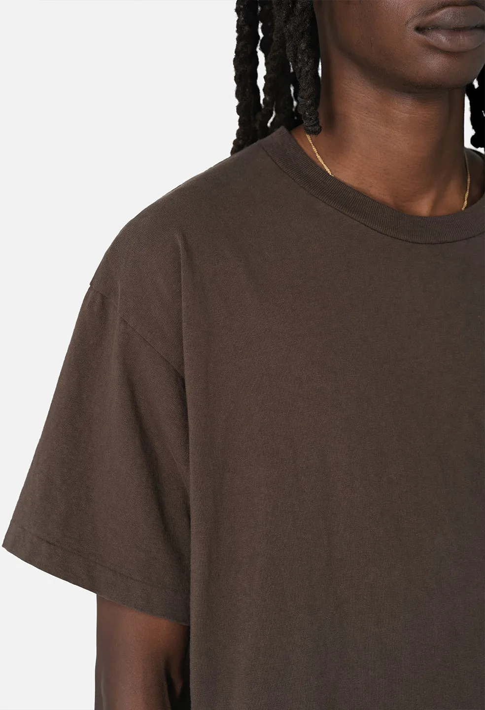 University Tee / Chocolate Brown