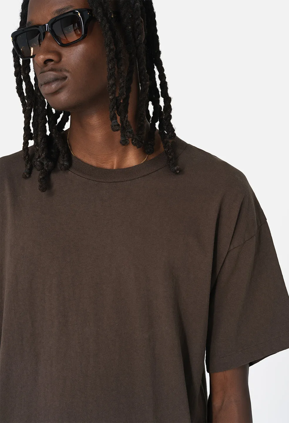 University Tee / Chocolate Brown