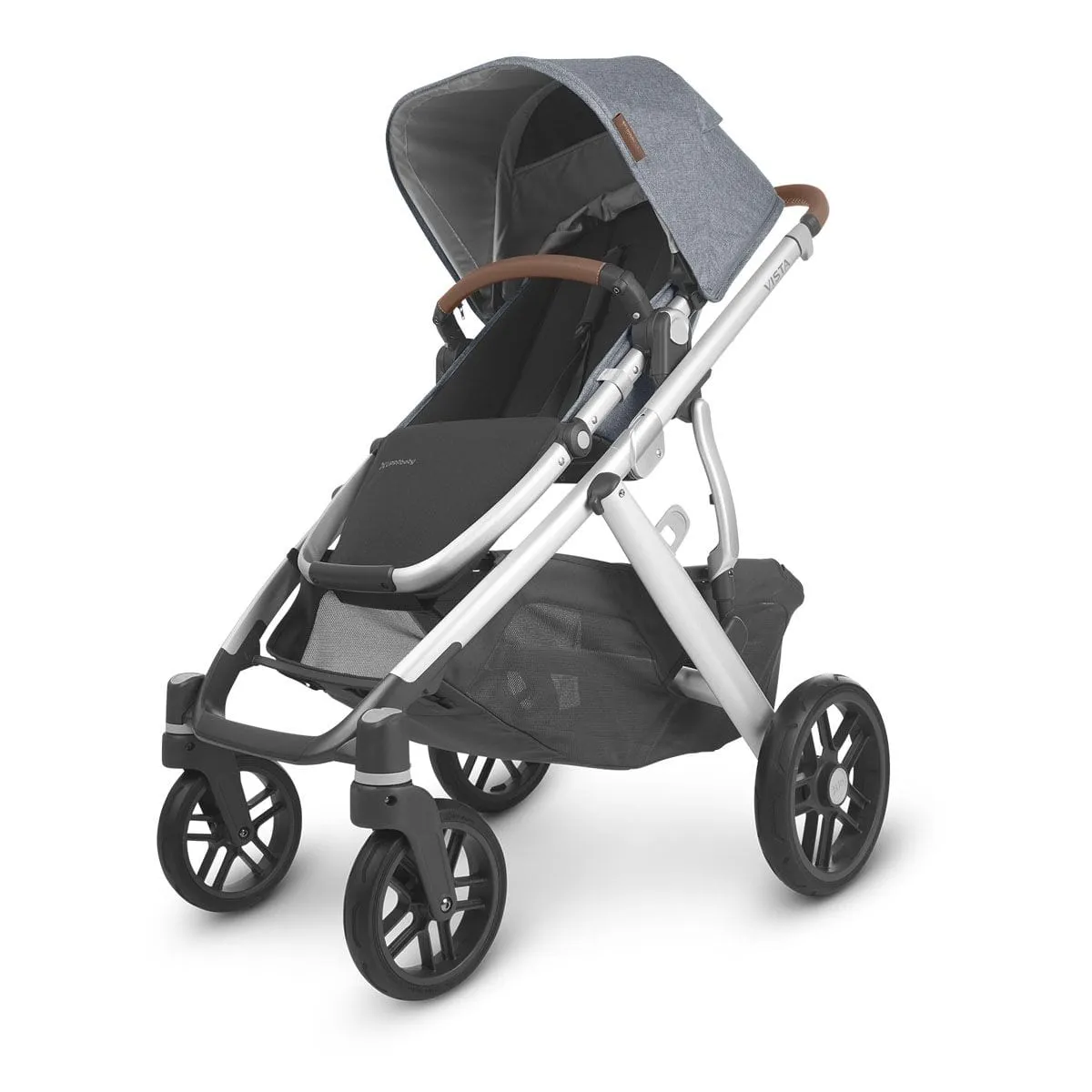 UPPAbaby Vista V2 with Pebble 360 PRO Car Seat and Base - Gregory/Deep Black