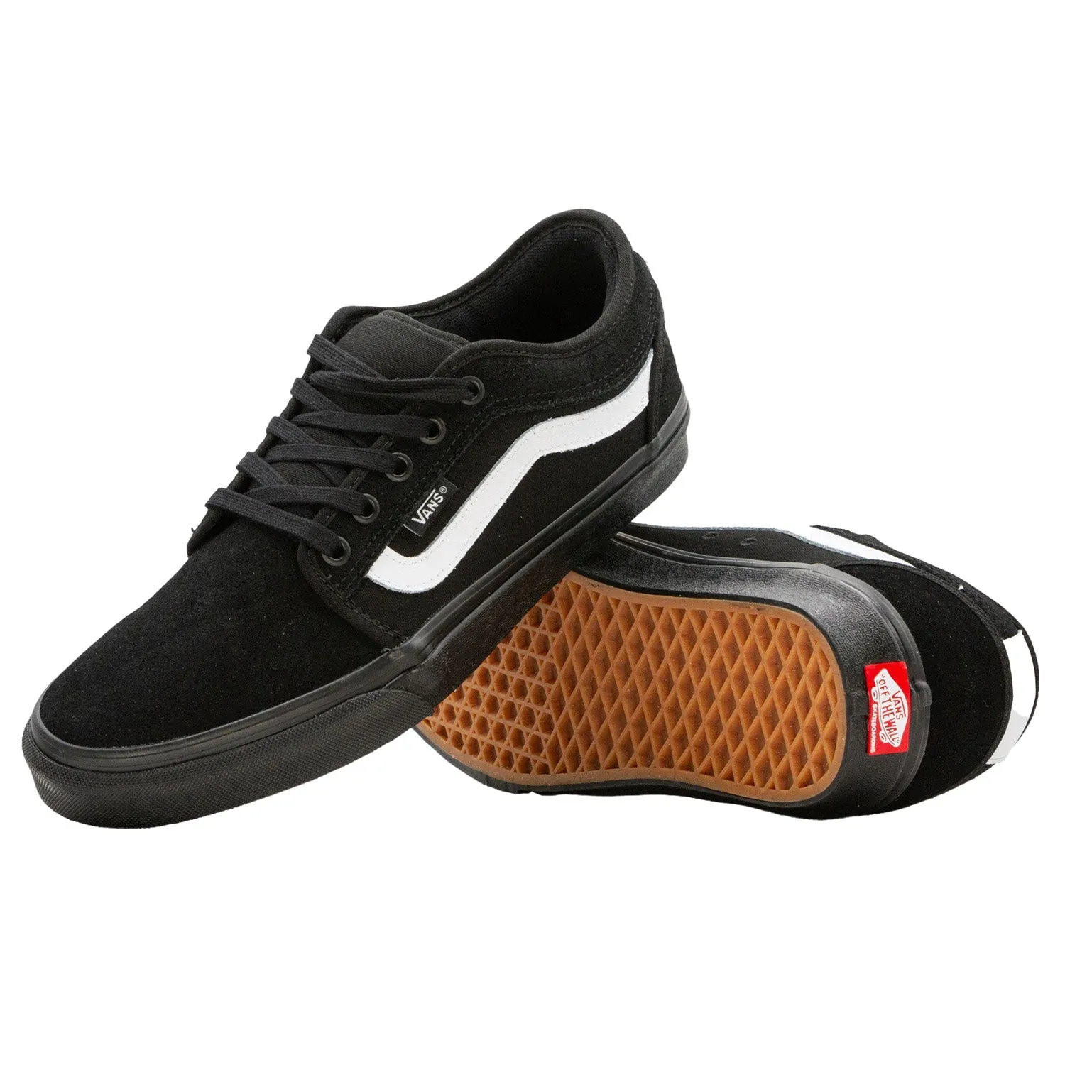 Vans Chukka Low Sidestripe Black/Black/White