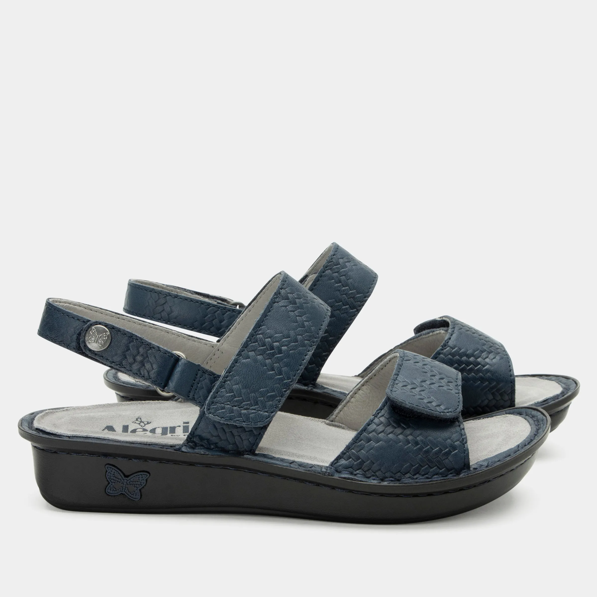 Verona Basketry Navy Sandal