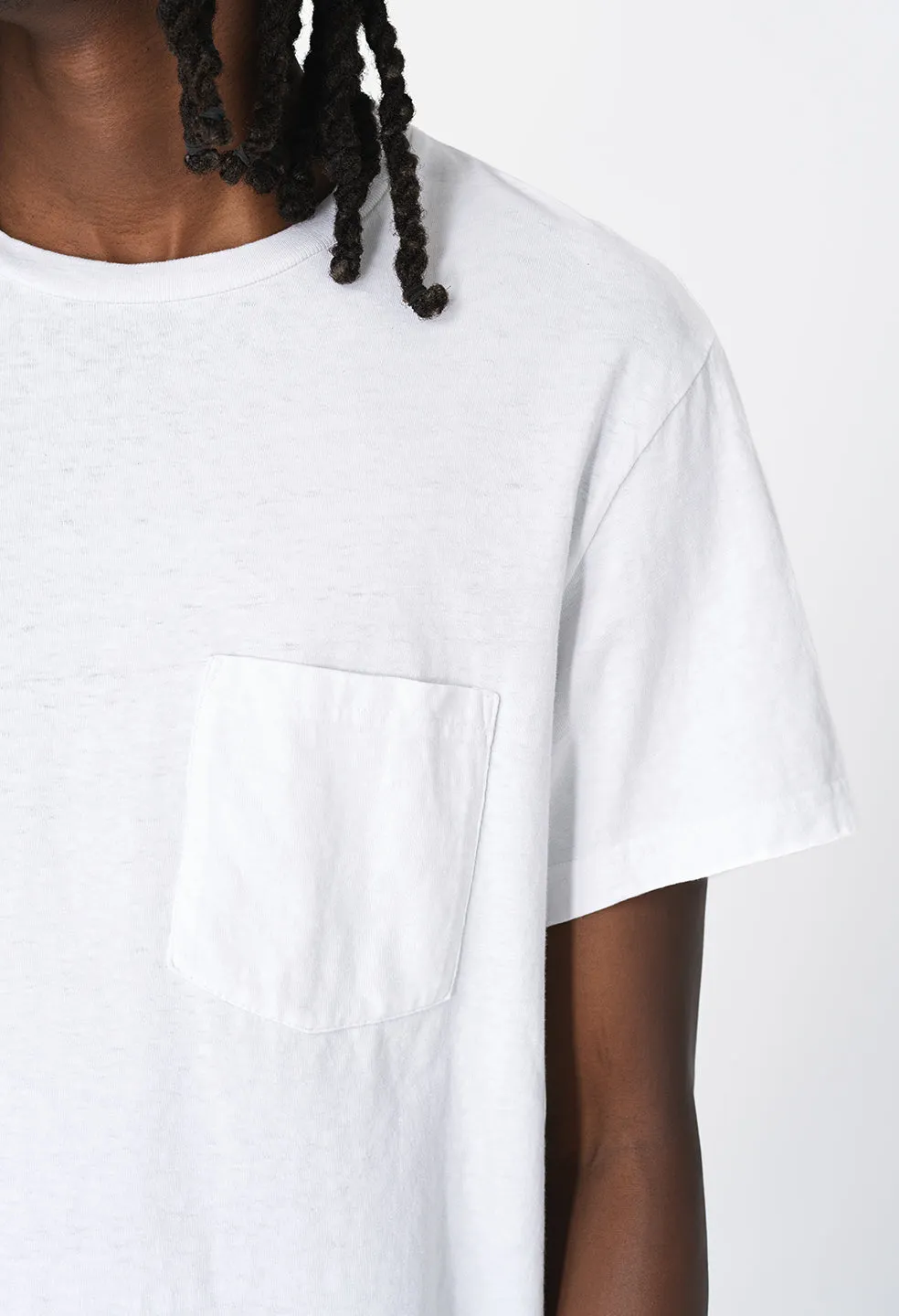 Victura Pocket Tee / White