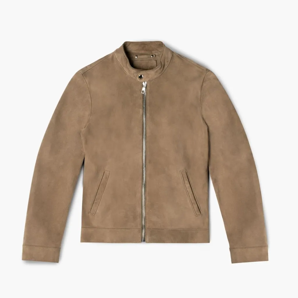 [W] Racer Jacket | Taupe