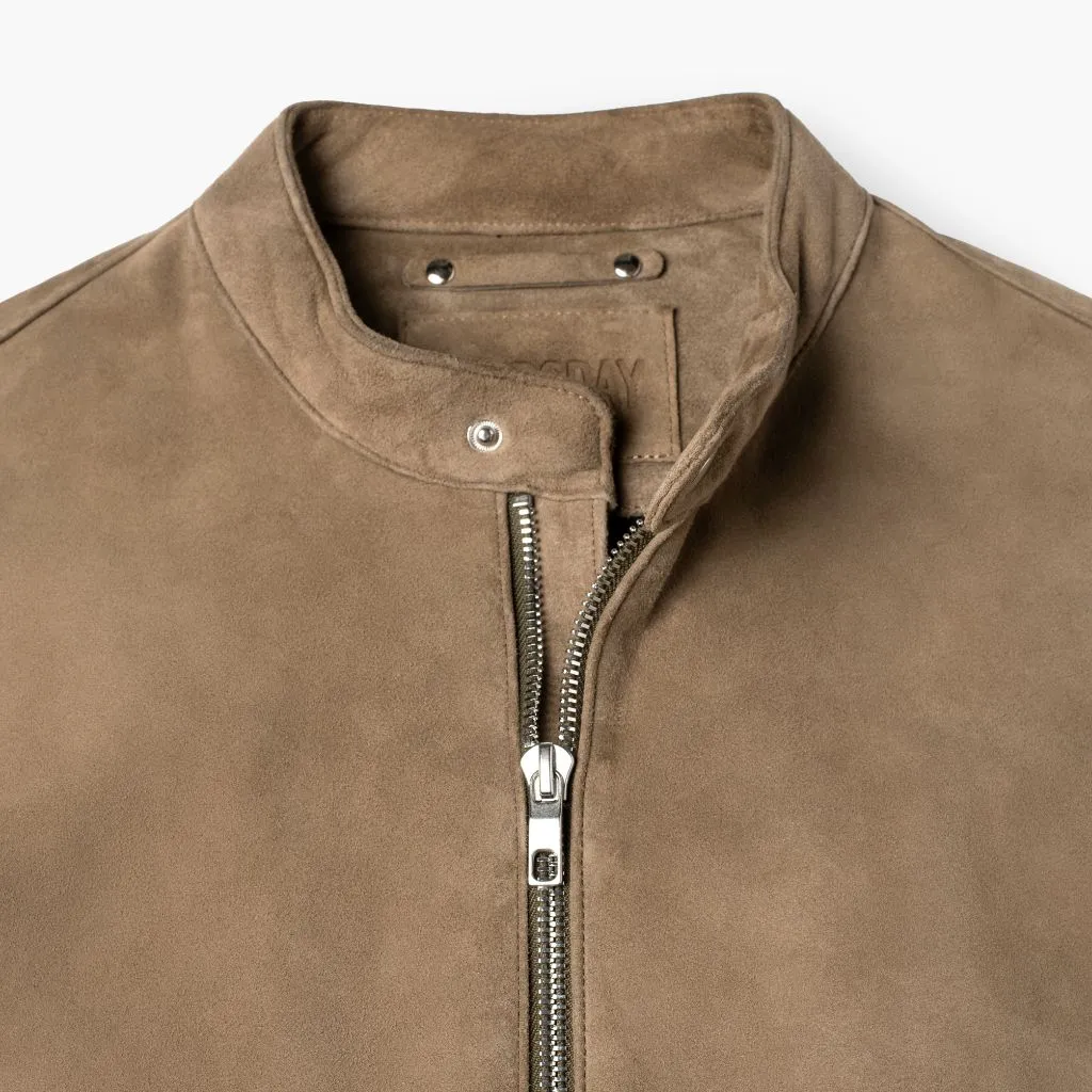 [W] Racer Jacket | Taupe