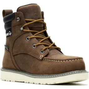 Wolverine Men's Trade Wedge Steel Toe WP Work Boot - Brown - W230045